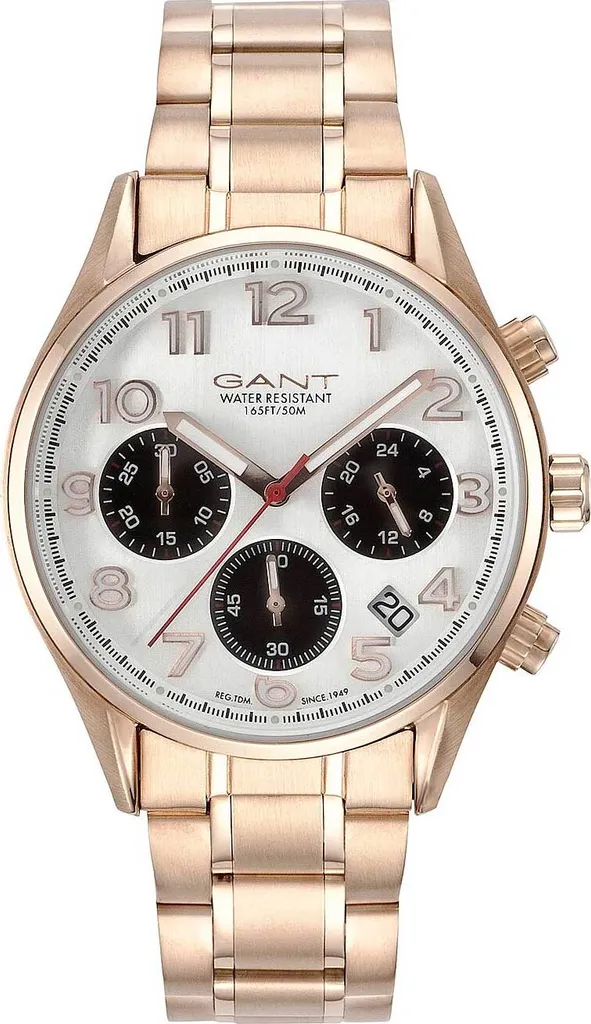 Montre Gant GT008003 Femme Chronographe Lisible et Élégante en Or Rose