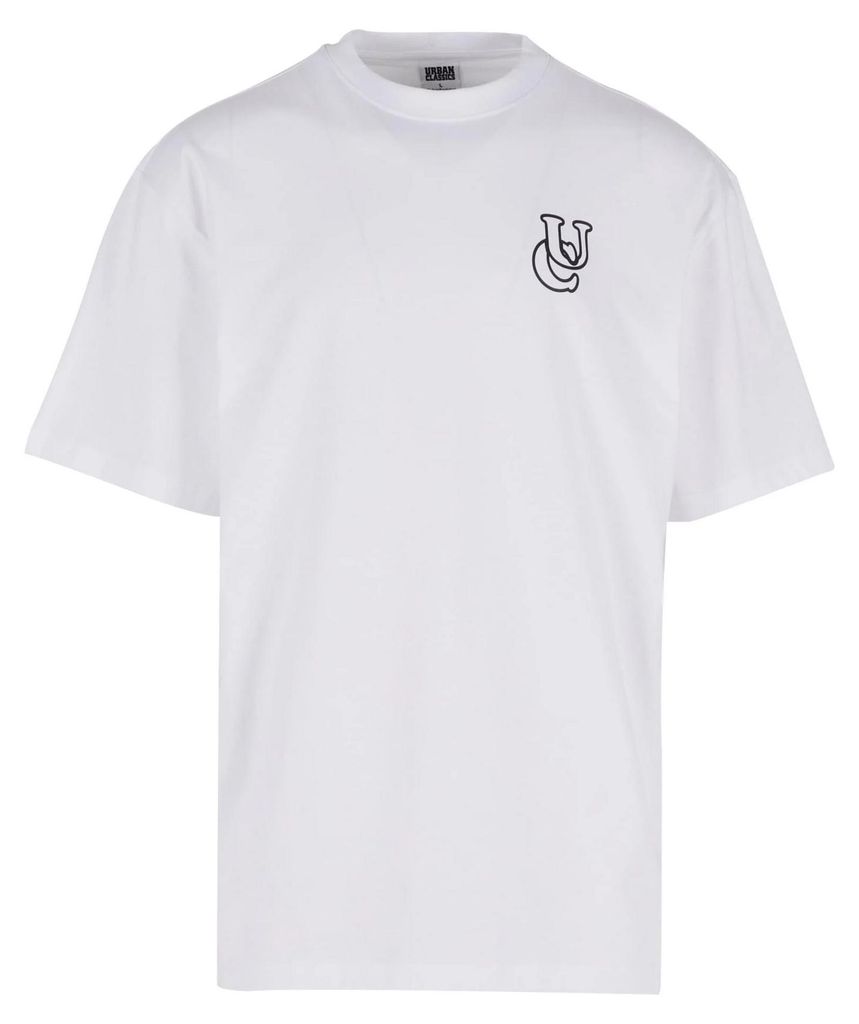 Urban Classics - T-Shirt Logo für Herren TN1280 (S) (Weiß)
