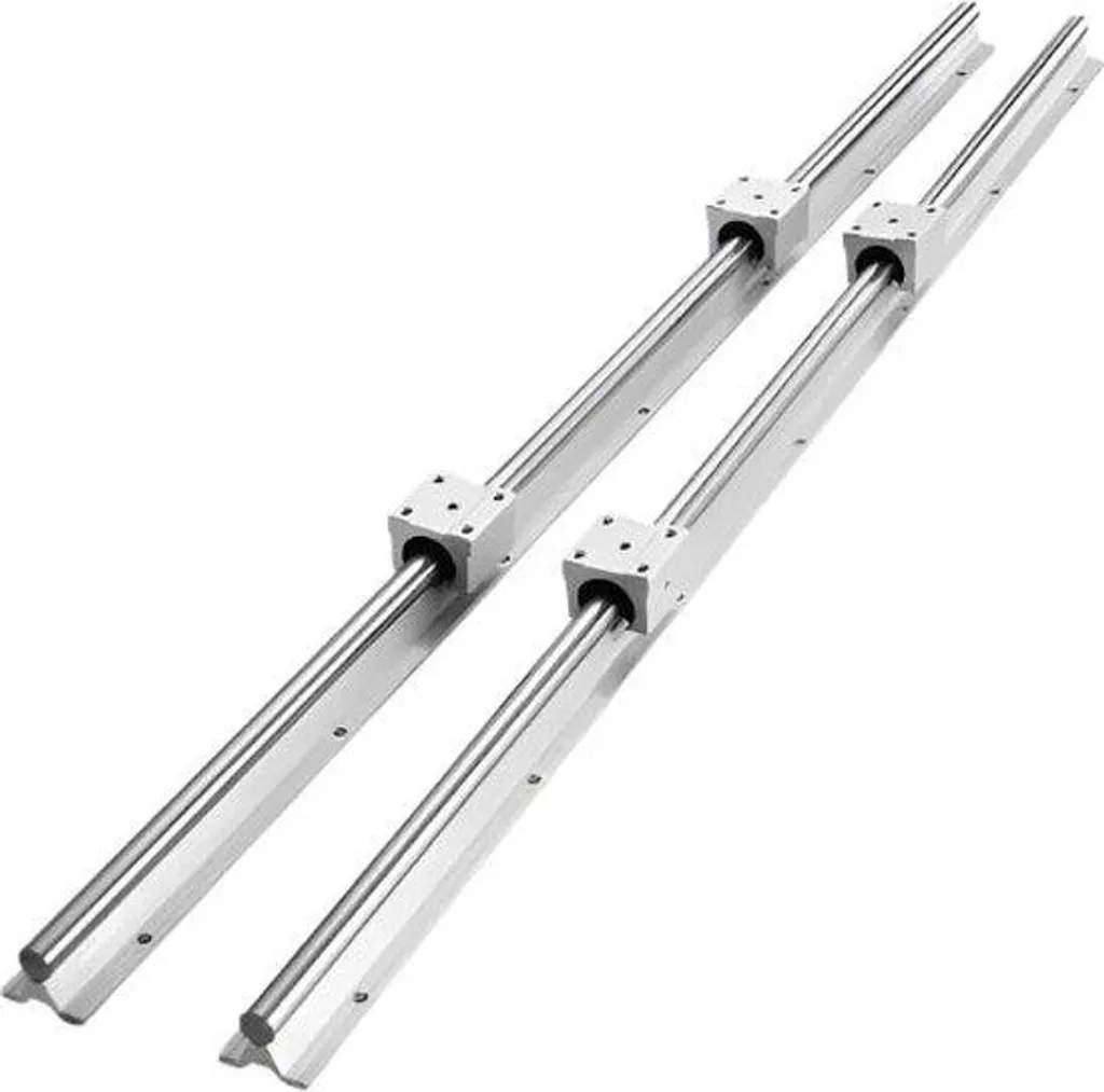 Guide linéaire CNC SBR16 argent 800mm avec rails de guidage automatique