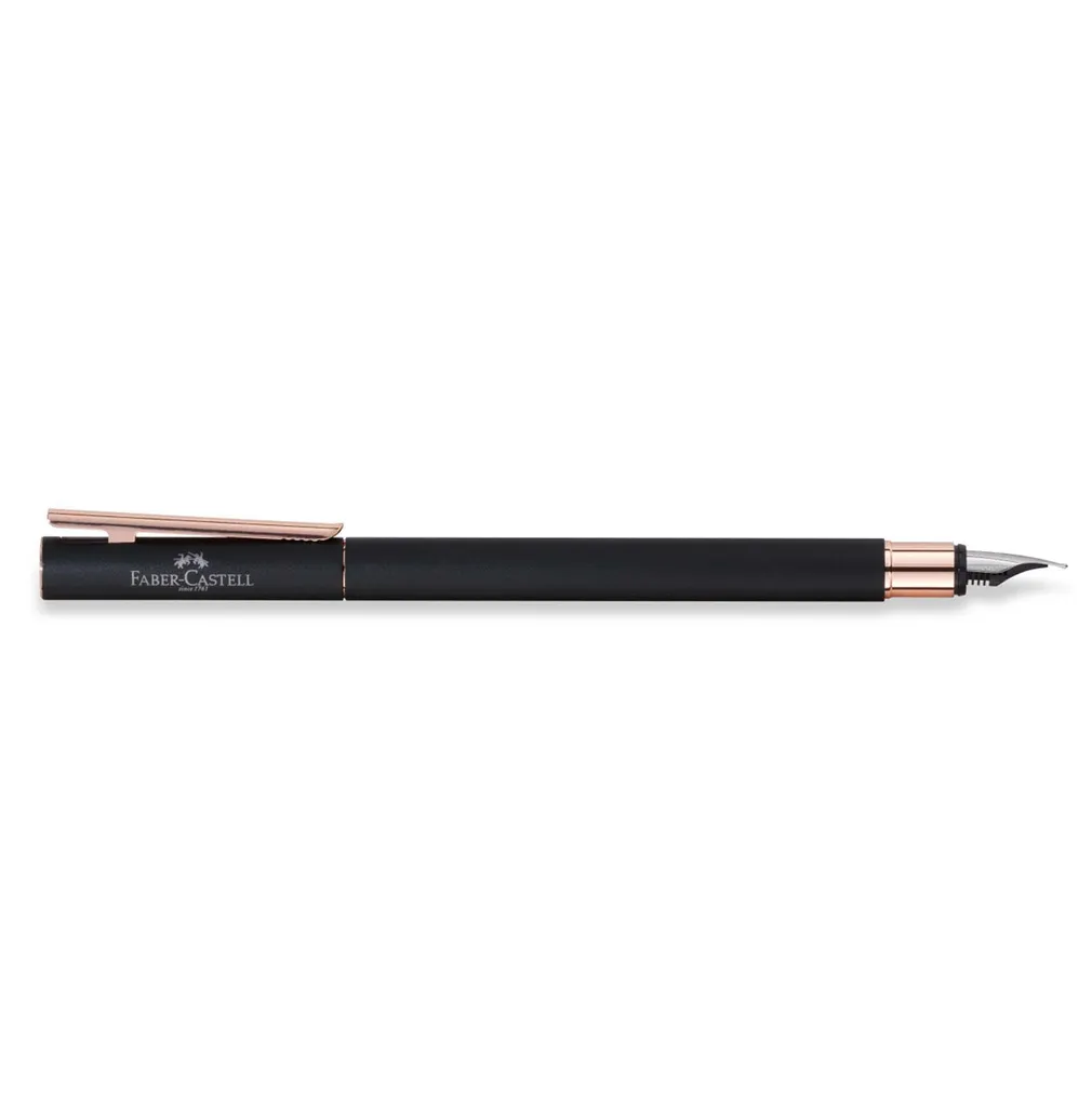 Stylo plume précis Faber-Castell Neo Slim en métal pour écriture fluide