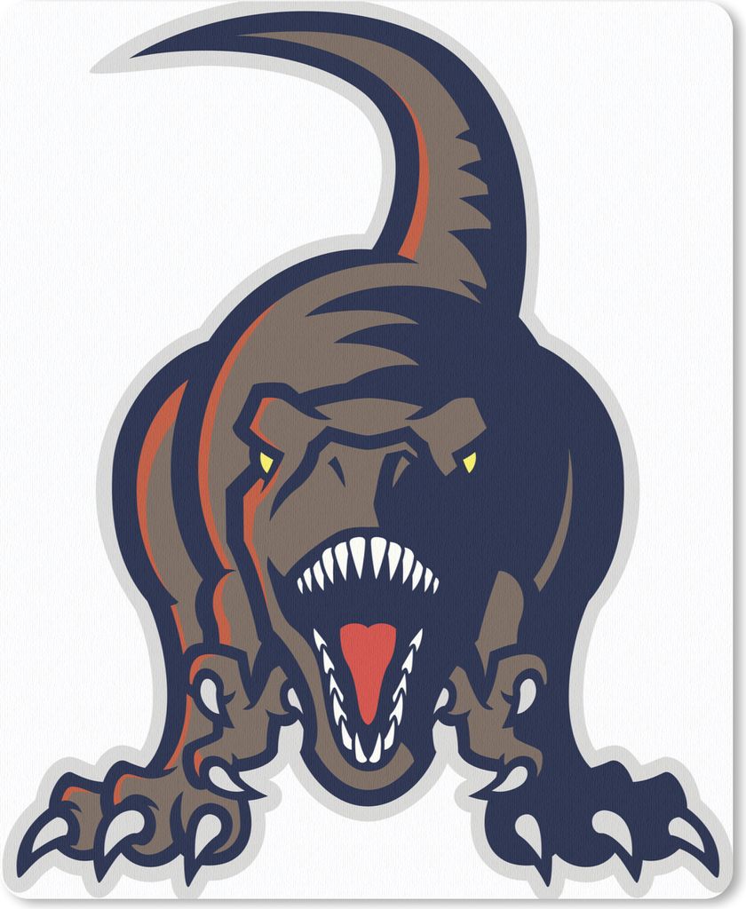 MuchoWow Mauspad Mousepad Dino - Wilde Tiere - Illustration - Kinder - Kinder 19x23 cm - Mousepads - Maus Mat - Pad - Mausunterlage - Mauspads - ...