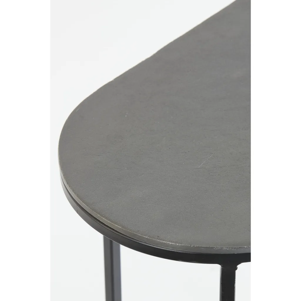 Set de 2 tables d'appoint Bocov Light & Living antique plomb et noir - 6