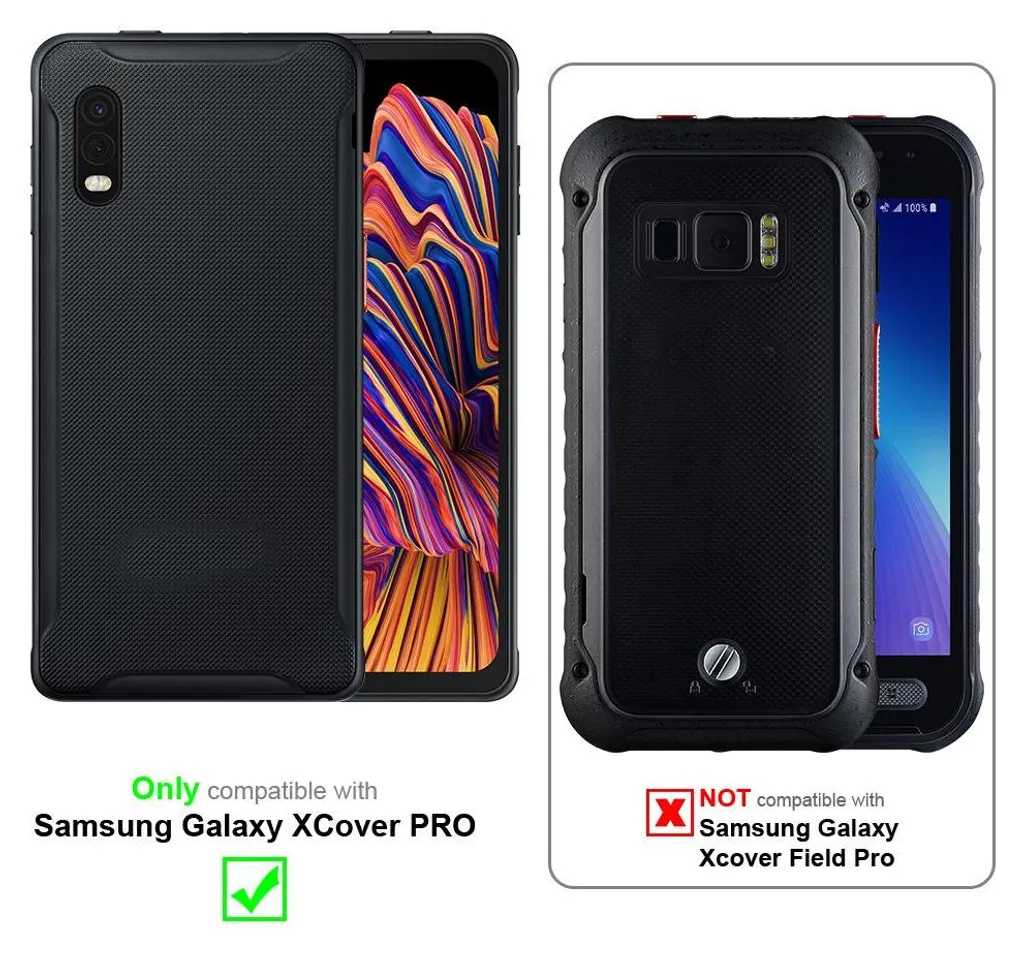 Custodia Samsung Galaxy XCover PRO Cadorabo Viola a Fiori | Cover Libro