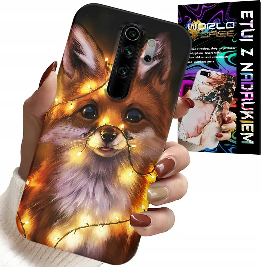 Custodia Xiaomi Redmi Note 8 Pro Dolce Volpe Foresta + Vetro Temperato