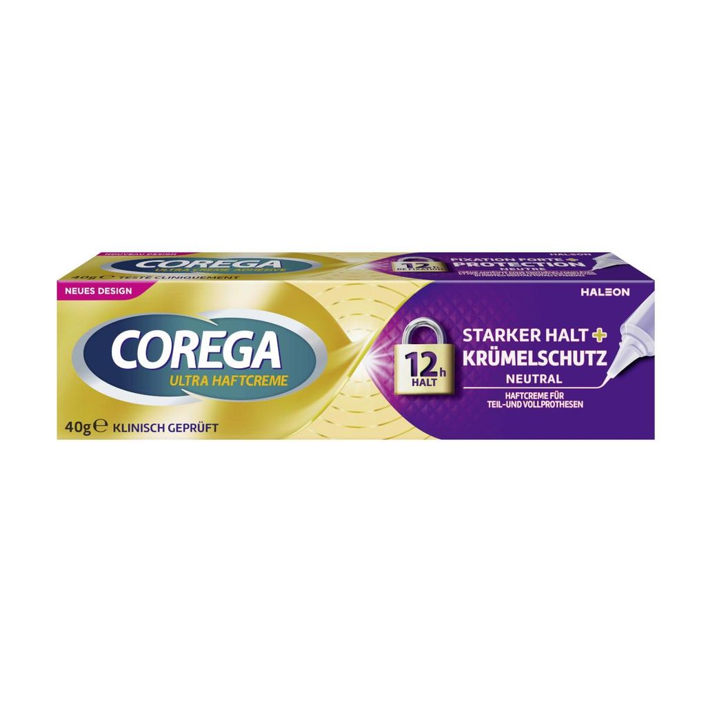 COREGA Ultra Haftcreme geschmacksfrei neutral, 40 g Creme Produktbild 