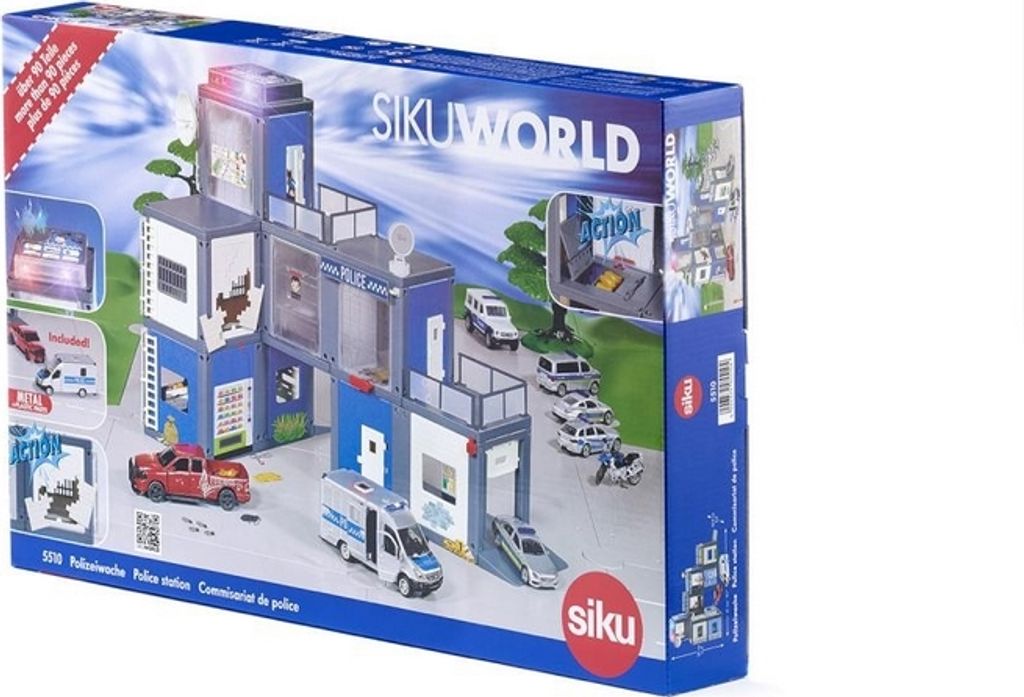 SIKU World - policajná stanica a vozidlo na prepravu koní Obrázok produktu 10