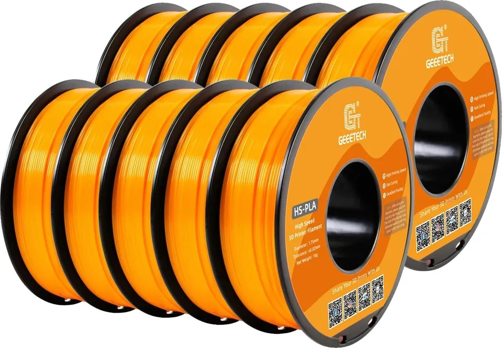 Bobine de Filament 3D Orange High Speed - Qualité de Finition Pro