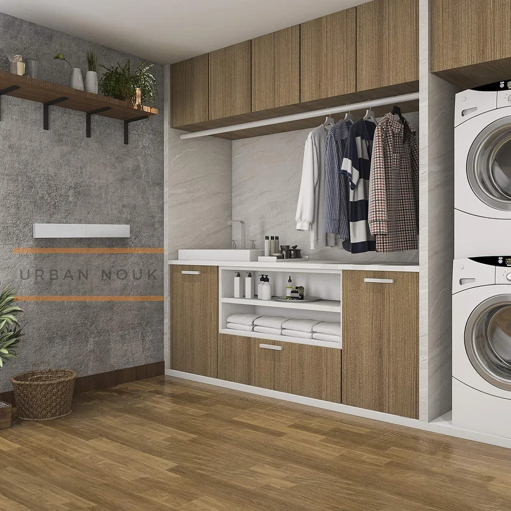 Séchoir Mural pour Intérieur et Extérieur 100cm - Rack à Linge Compact