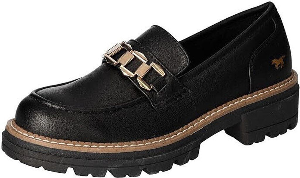 MUSTANG Trotteur Slipper Schuhe Damen schwarz 37