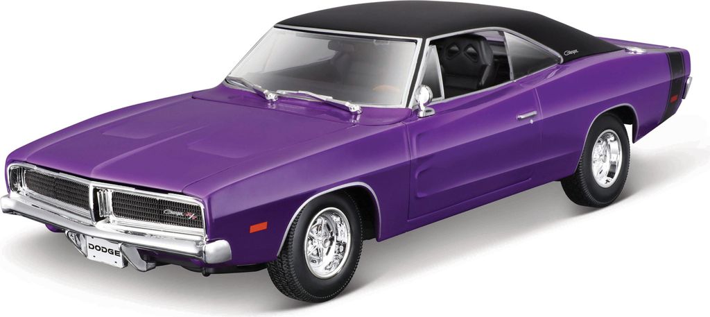 Maisto - 1969 Dodge Charger R/T, viola, 1:18 Immagine del prodotto 
