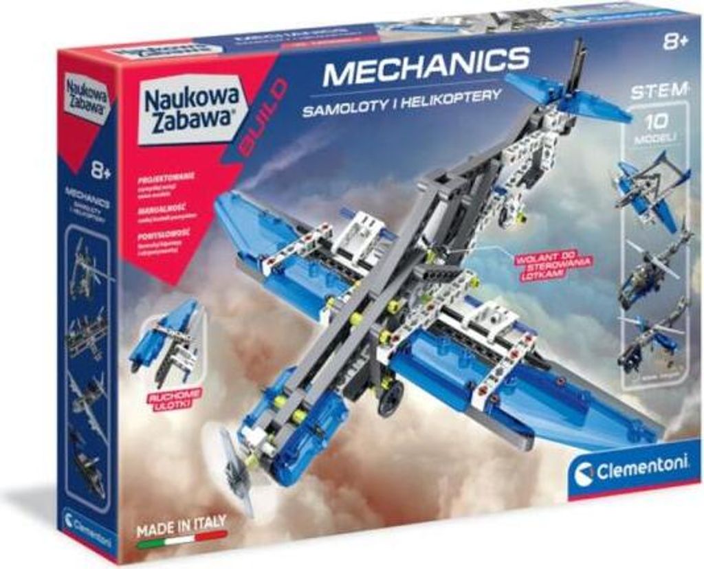 Clementoni Labo.mechaniki - Flugzeuge und Hubschrauber Produktbild 