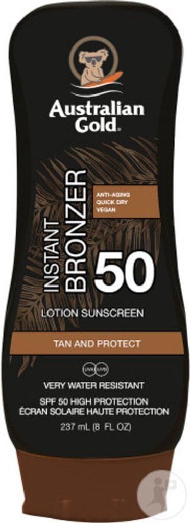 Australian Gold SPF 50 Lotion mit Bronzer – 237 ml – Produktbild 