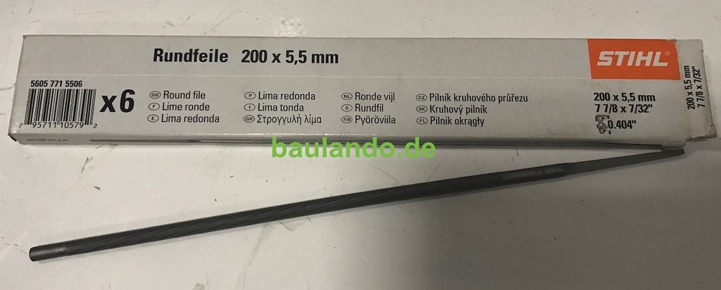 STIHL Rundfeile 5,5 x 200 mm (6 Stück) 56057715506 Produktbild 2