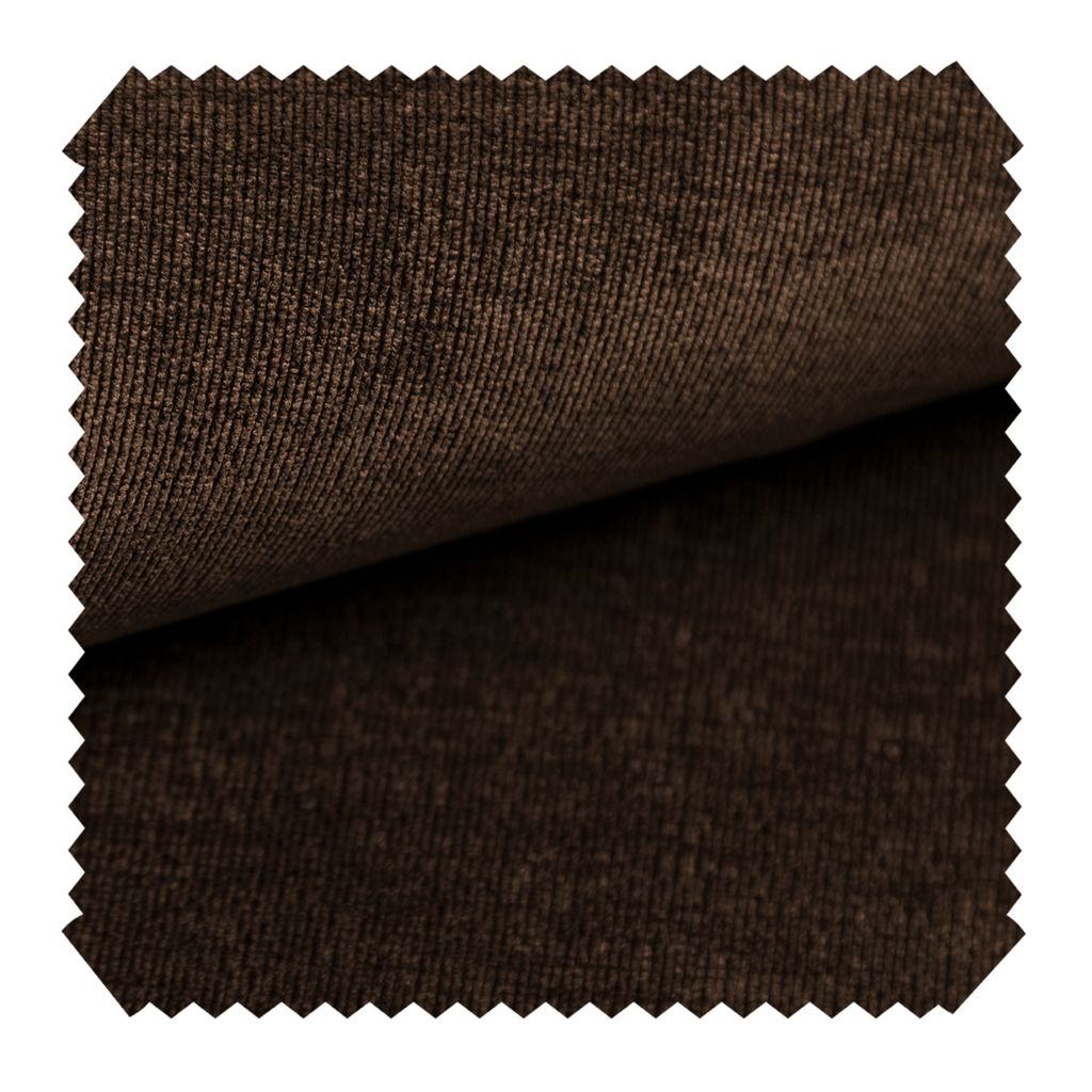 novely ISSUM - Samtweicher Chenille-Möbelstoff - Sehr Robuster Polsterstoff - Pflegeleichte Meterware 1lfm - Farbe: 22 Dunkelbraun