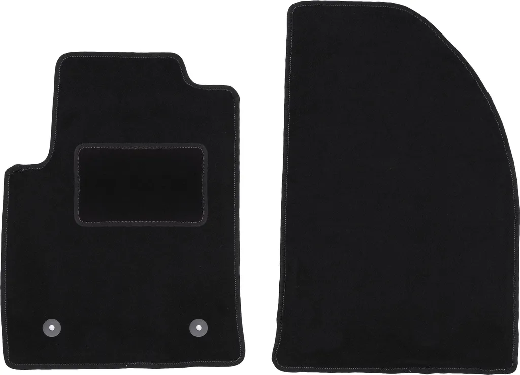 Offerta Tappetini Ford Fiesta MK6: 2 Pezzi Velluto Nero + Fissaggi