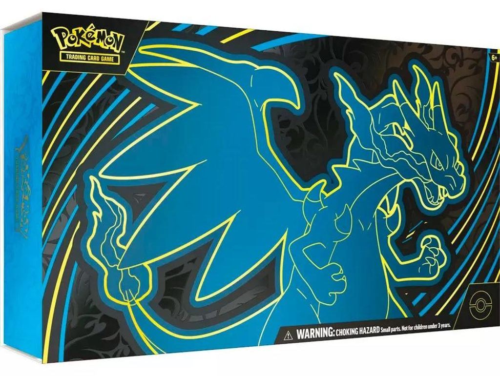 Pokemon Trading Card Game Ultra Premium Collection Mega Charizard Ex Latam Sammelkarten Blau Kinder Blau One Size