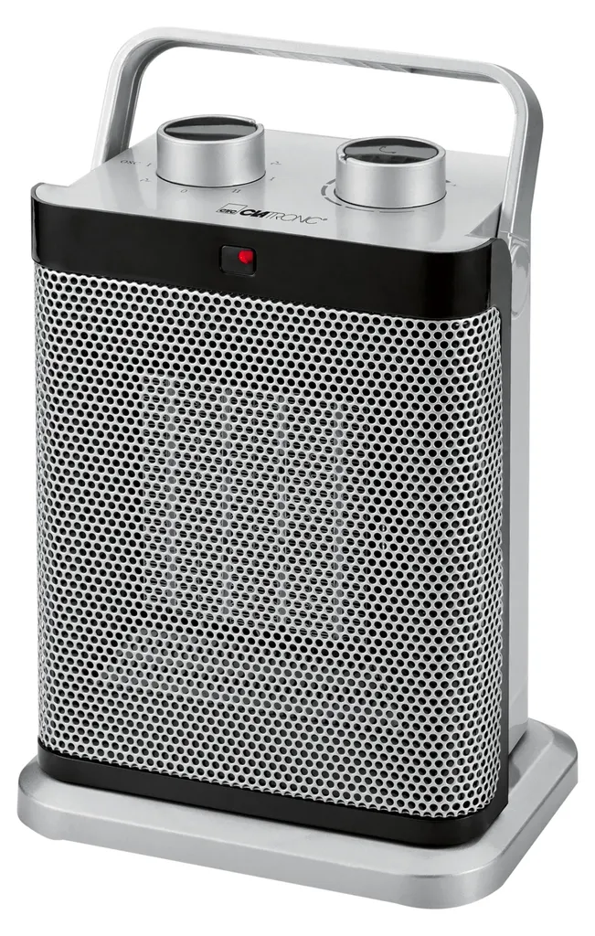 Radiateur oscillant 2000W CLATRONIC HL 3631 argent thermostat réglable