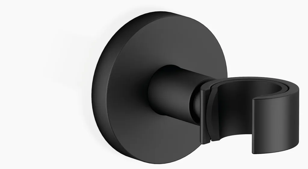 Support de douche fixe Dornbracht 28050625-33 en laiton robuste noir
