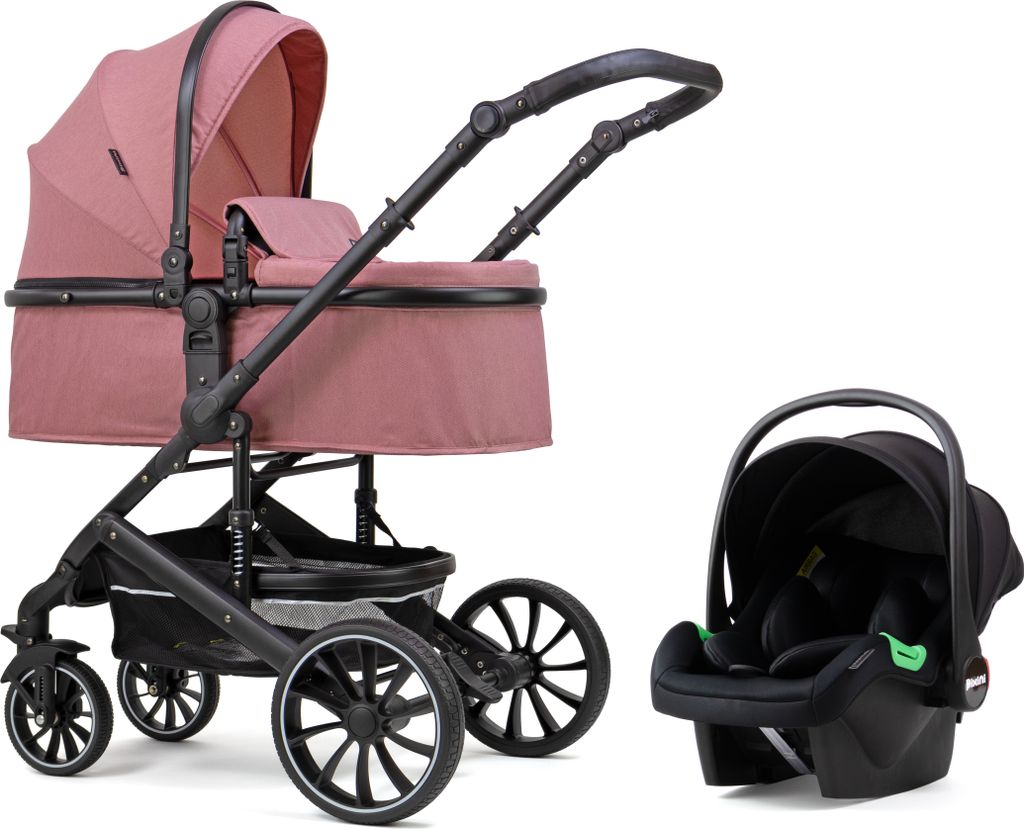Pixini Kalani Kinderwagen Set 3in1 altrosa Produktbild 