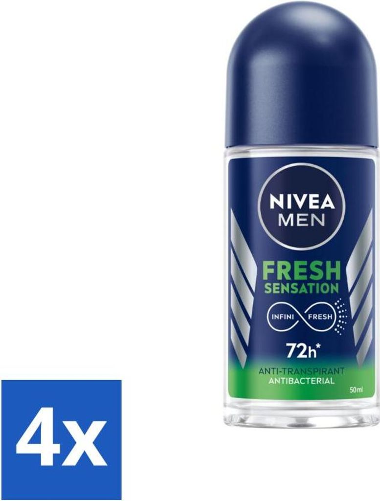 NIVEA MEN - Deodorant Roller - Frisches Gefühl - 50 ml - Produktbild 