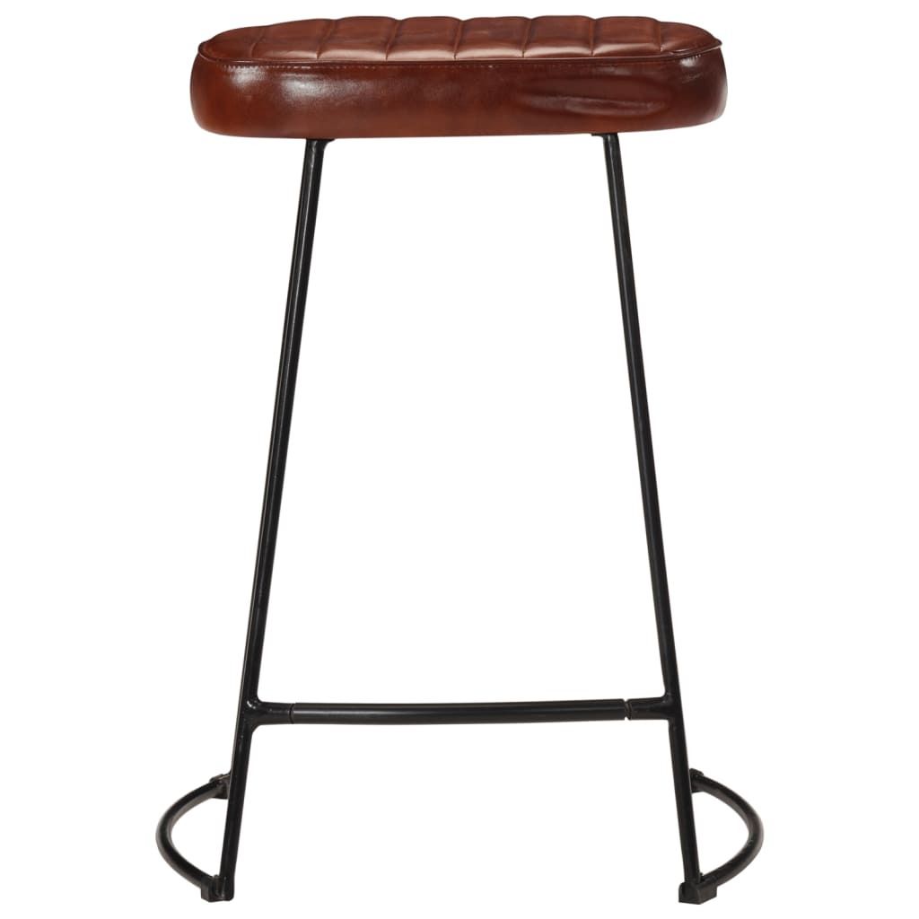 "Winterschlussverkauf "Barhocker 2er Set - CLORIS - Barstuhl - Optimal Komfort, Dunkelbraun 41x29x62 cm - 41 x 29 x 62 cm - NeuMöbel4367412