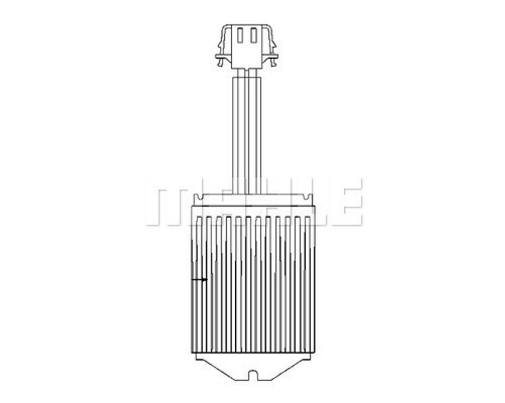 MAHLE ORIGINAL Regler Innenraumgebläse ABR 38 000P für VW POLO (9N_)
