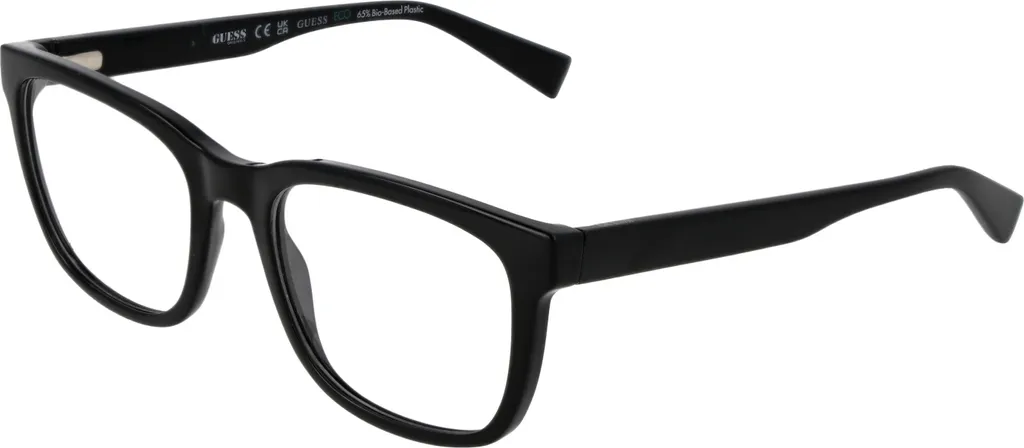 Guess GU 8281 001 Lunettes Rectangulaires Noires Charnières Flex