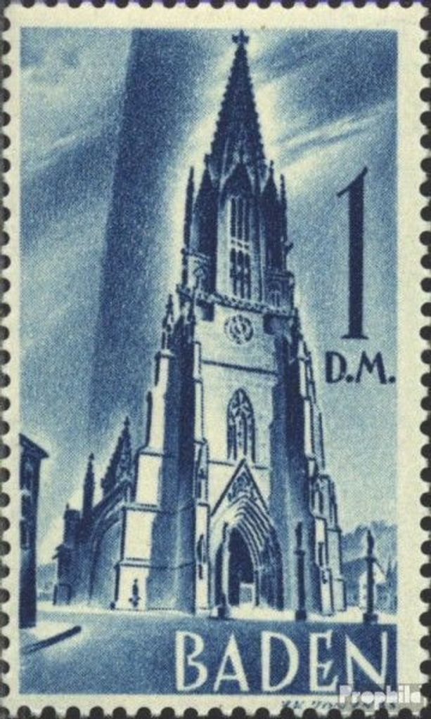Briefmarken Franz. Zone-Baden 1948 Mi 27 postfrisch Freimarken