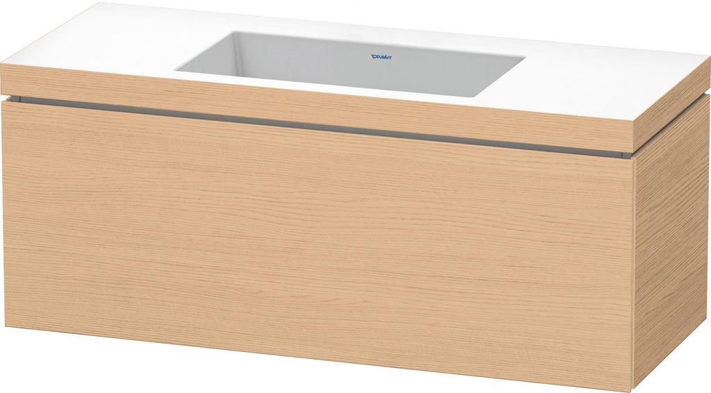Duravit L-Cube c-bonded Set wandhängend, 1 Auszug, ohne Produktbild 
