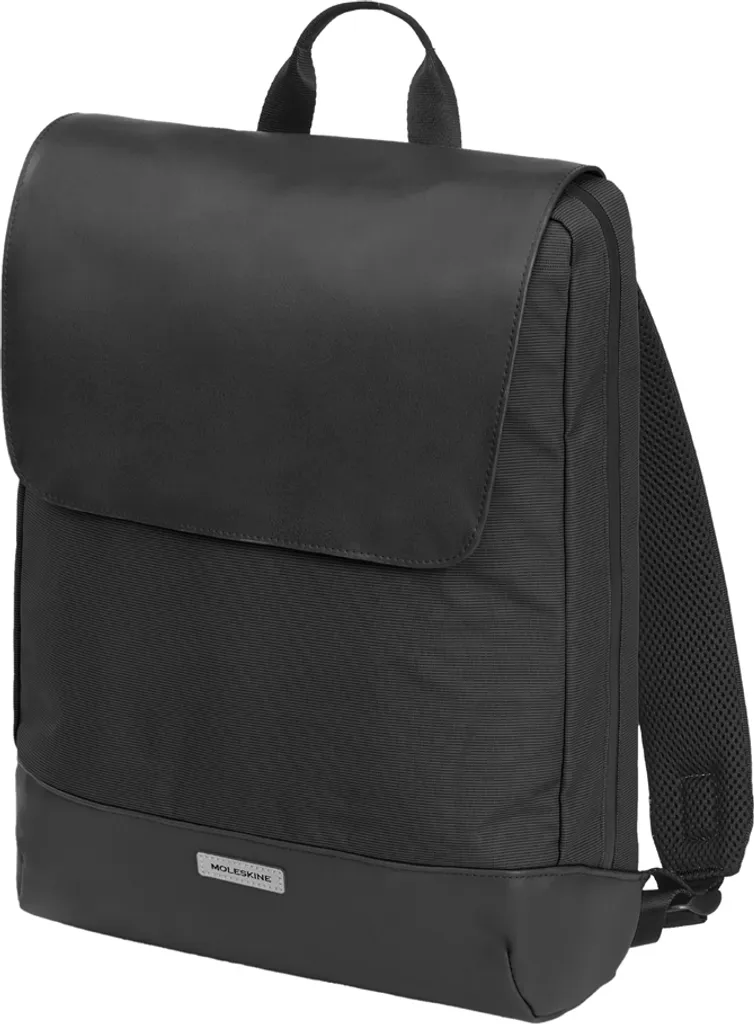 Sac à dos Ordinateur 15'' Moleskine Metro Slim Noir en Nylon Hydrofuge
