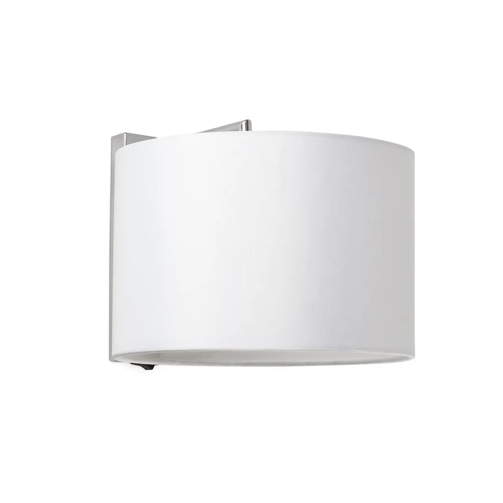 Applique SAHARA anti-éblouissement chrome blanc pour éclairage apaisant