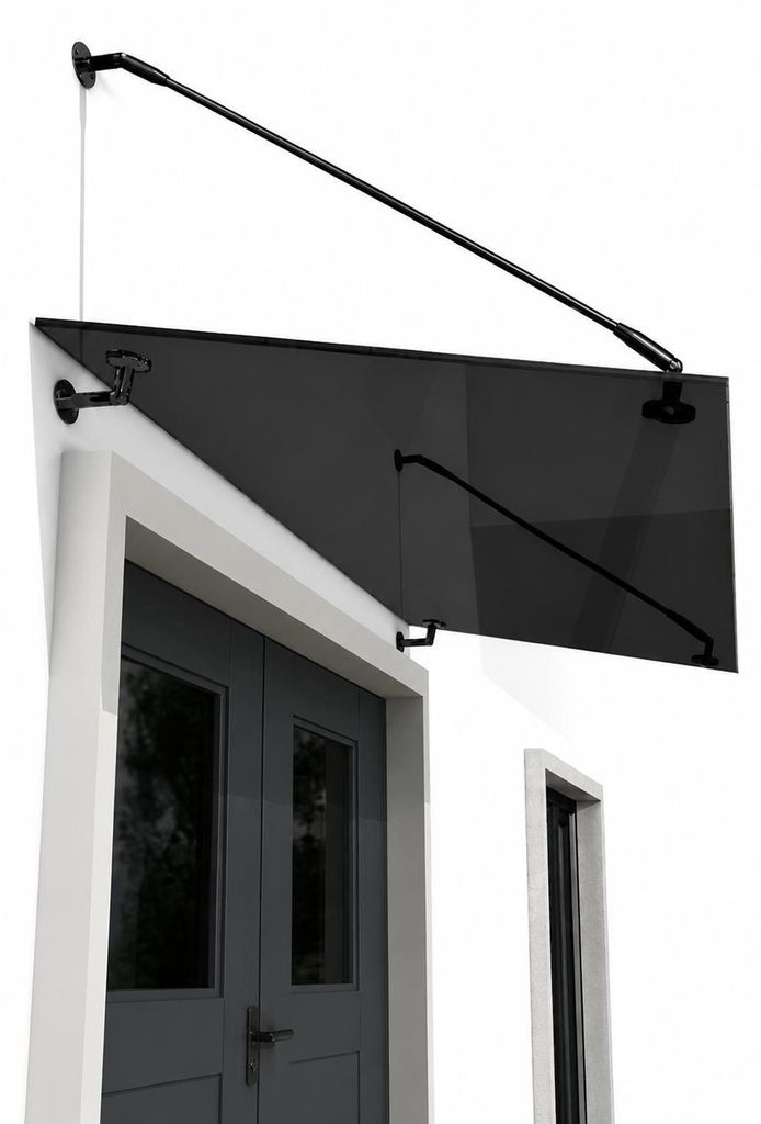 Glaswerk Westfalen - (STR) Tettoia in vetro grigio, Immagine del prodotto 