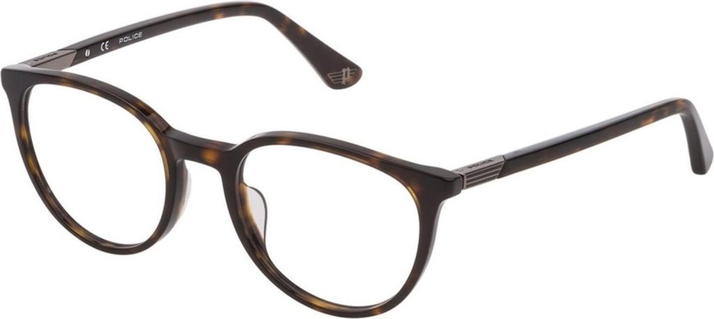 Police Herrenbrille Rahmen VPL883N510722 Braun Ø 51 mm