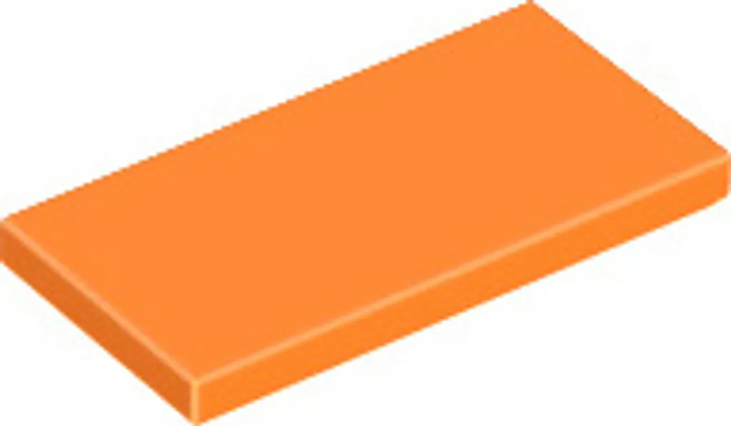 Lego Part 87079 Orange - 100 Tuiles 2x4 pour MOC et Dioramas Urbains