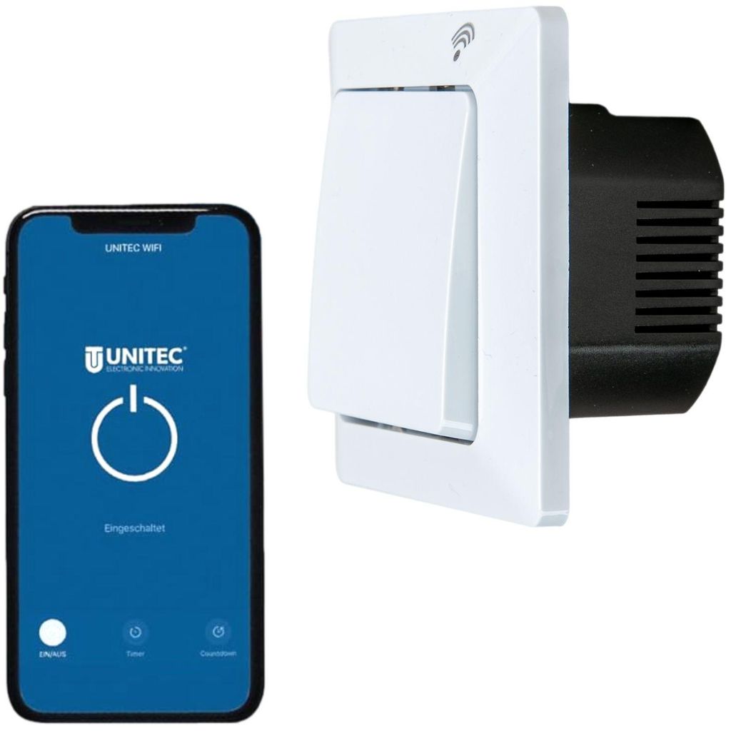 Set di interruttori intelligenti WLAN Unitec, modulo Wi-Fi Immagine del prodotto 