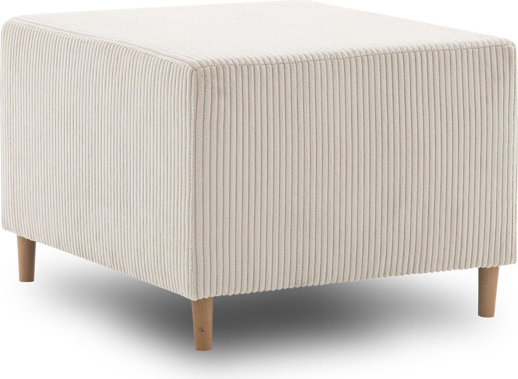 Pouffe-Fußhocker, Sitzpouf 64x55cm Fußhocker Für Sessel Produktbild 