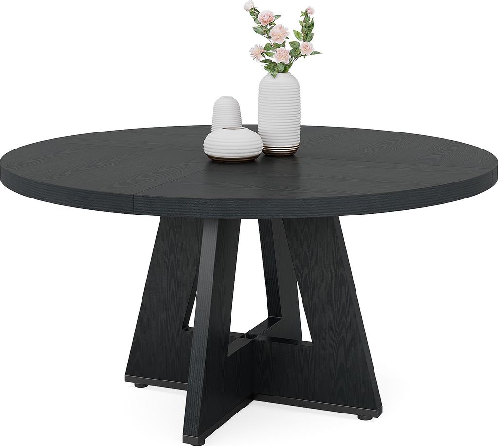 Tribesigns Runder Esstisch aus Holz, 120 cm, Produktbild 