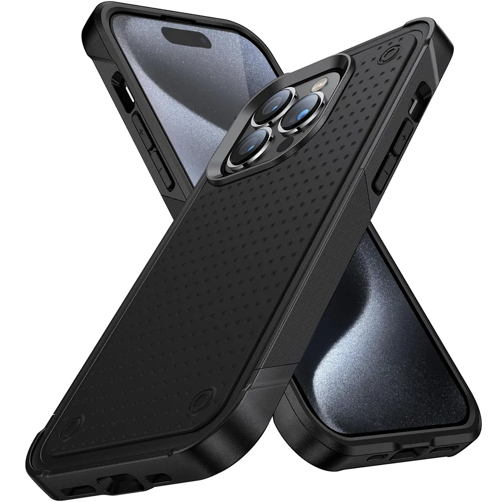 Cover iPhone 15 Pro Antiurto 2in1 | Protezione Militare TPU PC