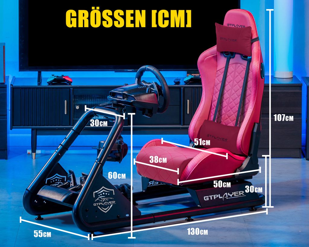 GTPLAYER Simulator Cockpit, SIM racing Cockpit, Produktbild 4
