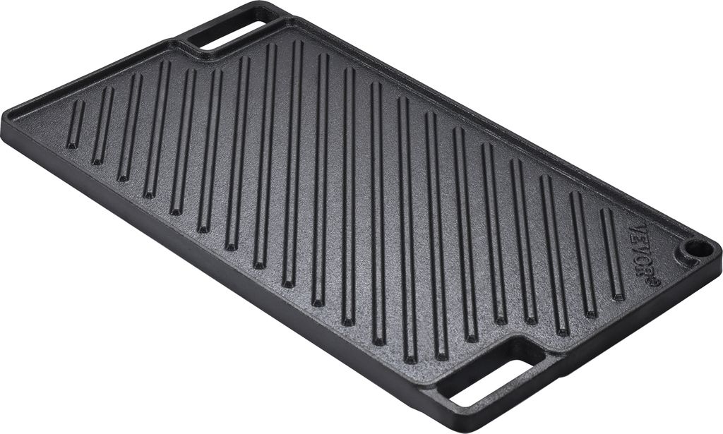 VEVOR Gusseisen Grillplatte BBQ Wendeplatte 425x246x16mm Produktbild 