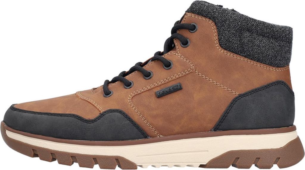 Rieker Herren Schnürstiefelette 39167-40, 39167-42, 39167-43, 39167-44, 39167-47, 39240-41, 39240-42, 39240-43, 39240-44 RIE-B9340 braun kombi 44