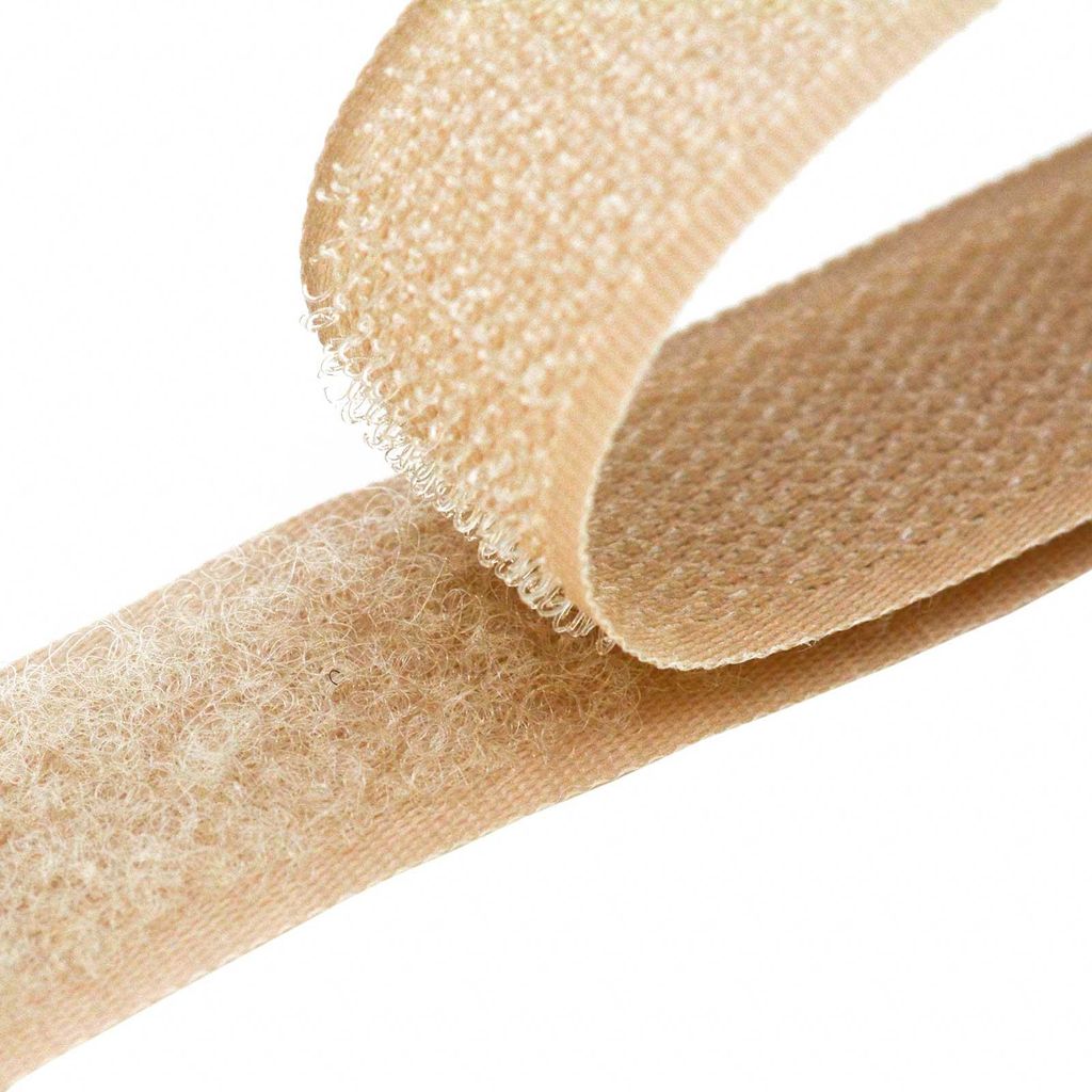 4m Klettband zum Nähen cappucciono 101