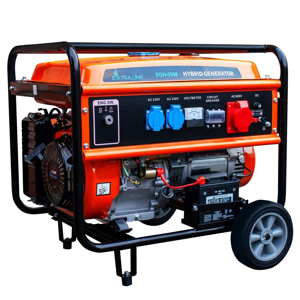 Extralink EGH-5500 Agregat Hybrydowy LPG CNG Benzyna 5,5kW Zdjęcie produktu 