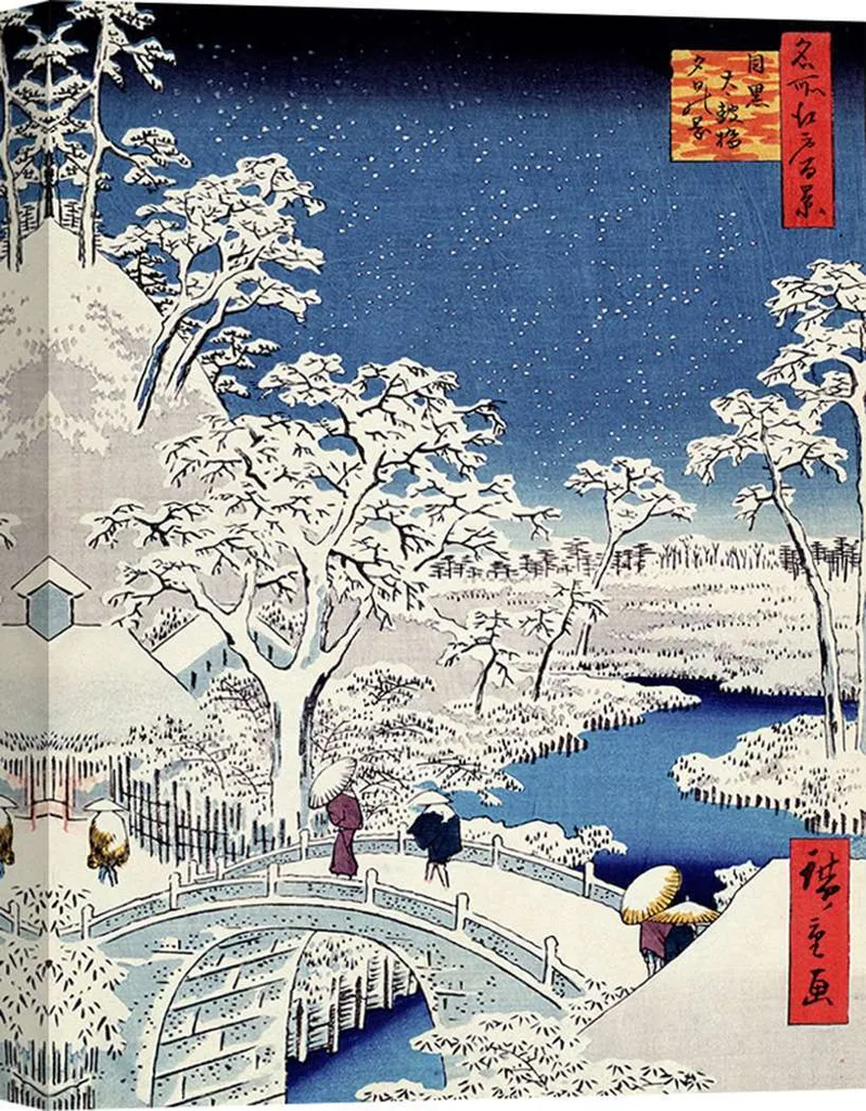 Sublimez un Mur Vide avec cette Toile Hiroshige 80x60 cm Art Japonais