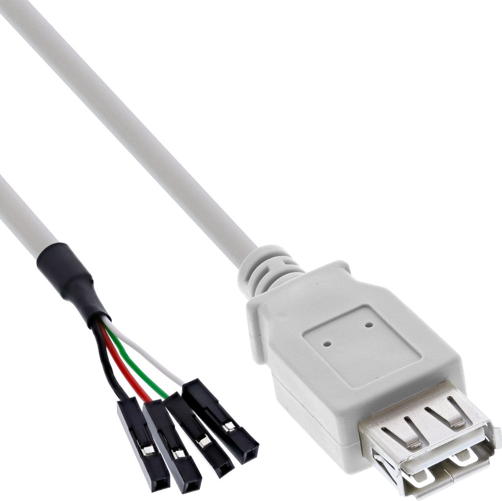 InLine USB 2.0 Adapterkabel, Buchse A auf Pfostenanschluss, 0,40m, bulk