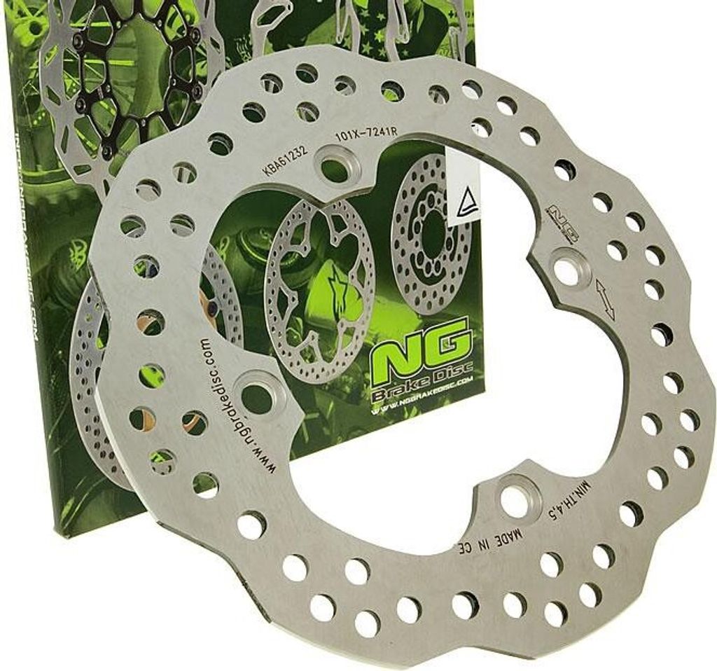 NG Bremsscheibe Wavy 101X - 220 / 105 / 5mm 4 Loch Produktbild 