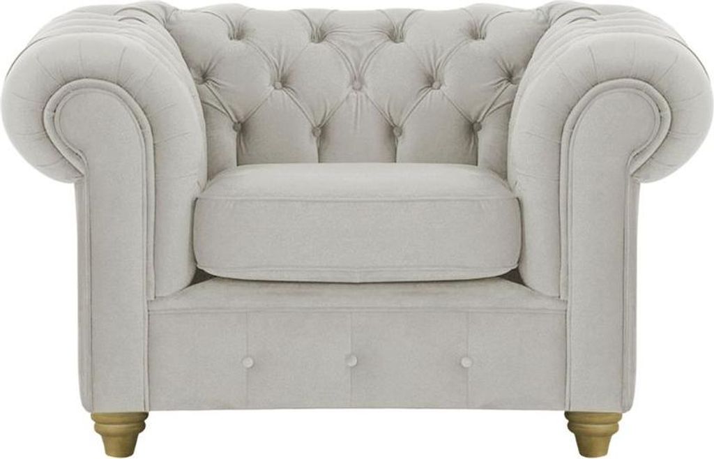 Sessel Chesterfield Max-Velluto 15-wax black