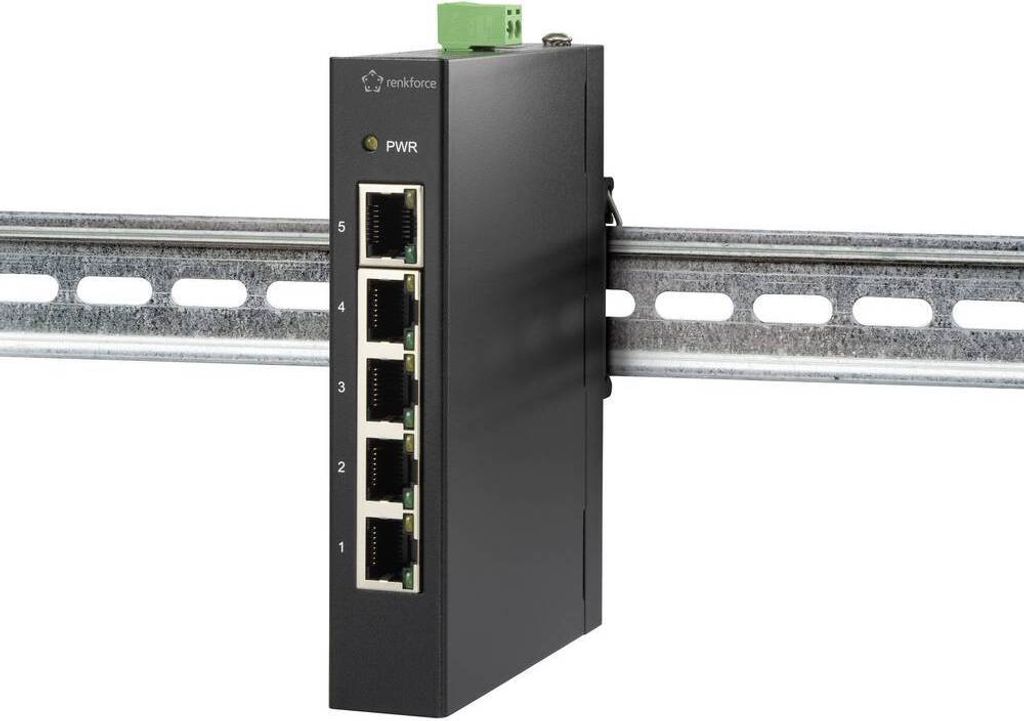 Renkforce FEH-500 Industrial Ethernet Switch RF-3394866