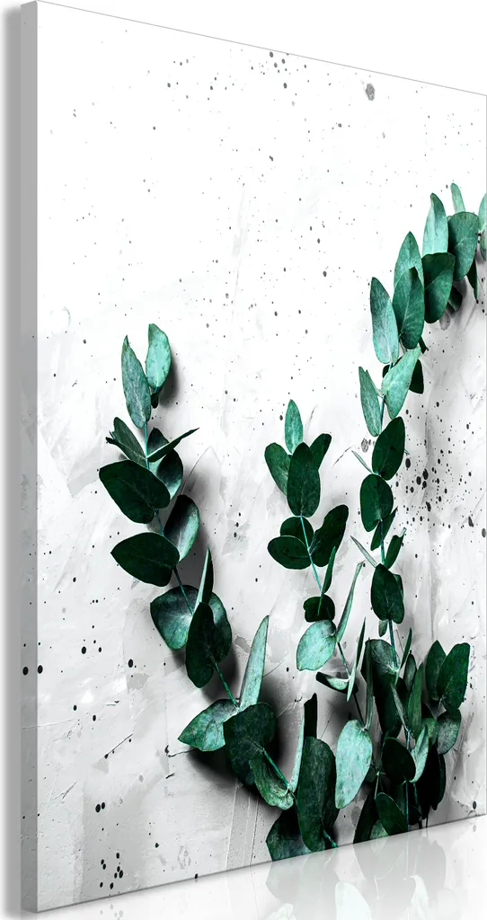 Quadro Verticale Profumo di Eucalipto 80x120 - Design Contemporaneo
