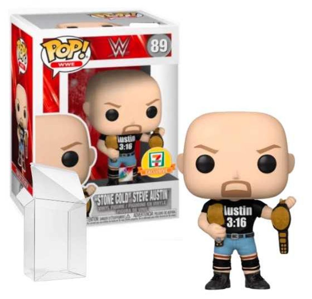 Funko Pop! WWE: Stone Cold Steve Austin #89 7 eleven Exclusive